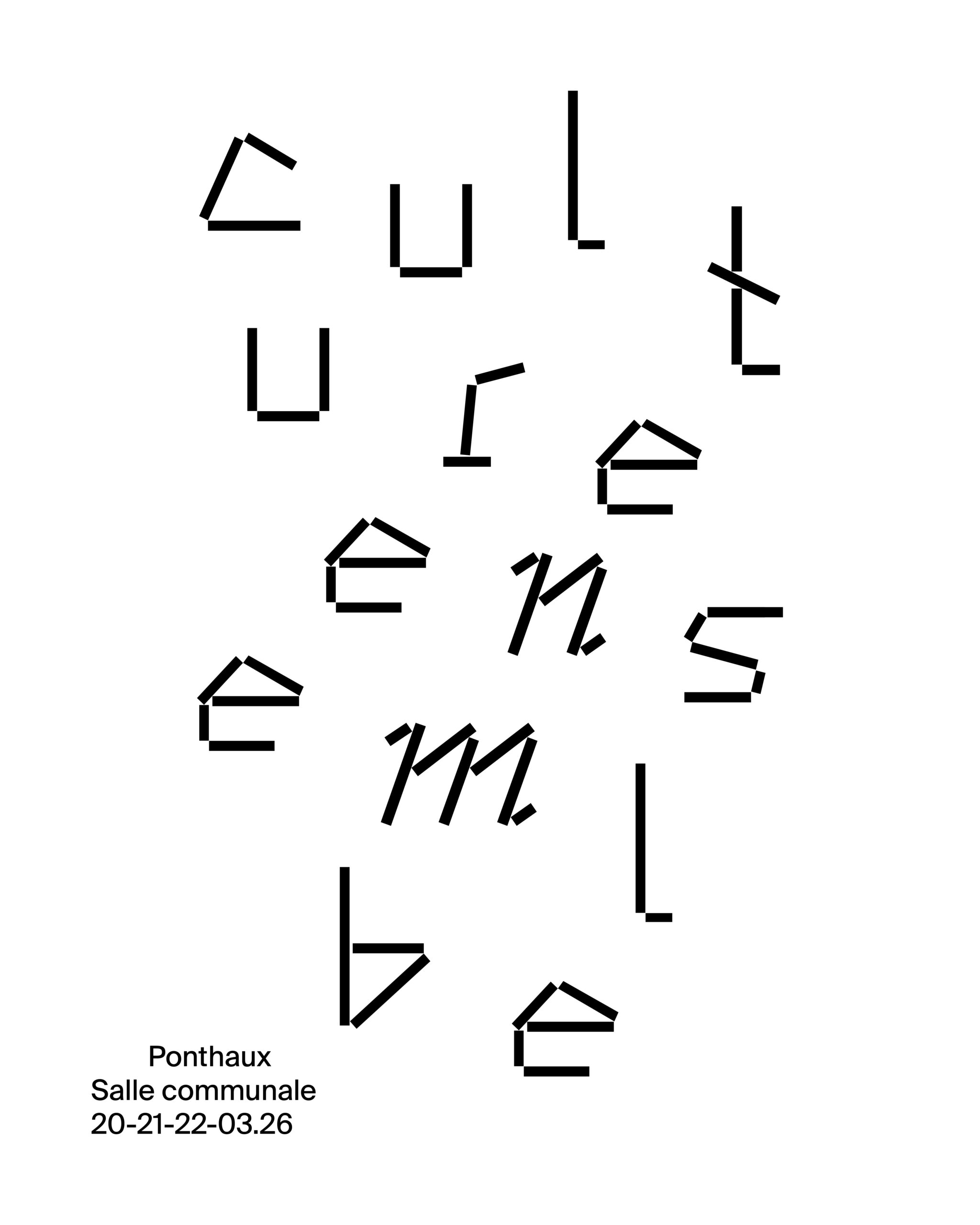 Culture ensemble - Salle communale, Ponthaux